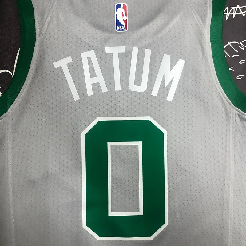 NBA Boston Celtics Basketball Jersey Gray #0 TATUM