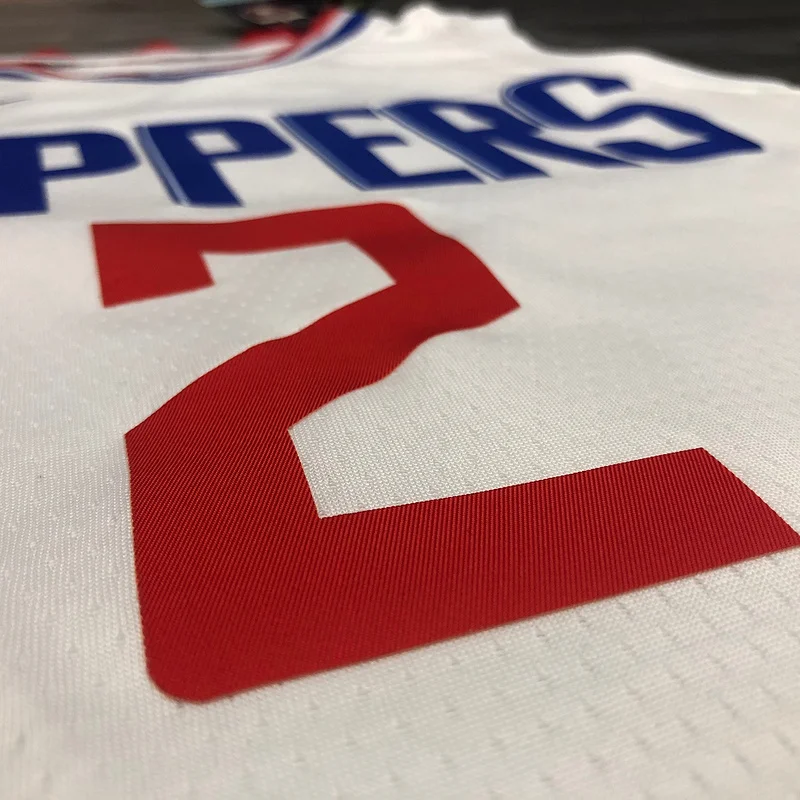 2020 Season NBA Los Angeles Clippers Basketball jersey  limited  White  #2  LEONARD