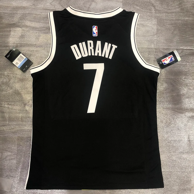 Brooklyn Nets Basketball jersey V-neck  Black #7 DURANT