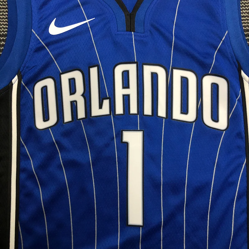 Orlando Magic Basketball Jersey Blue #1 McGrady