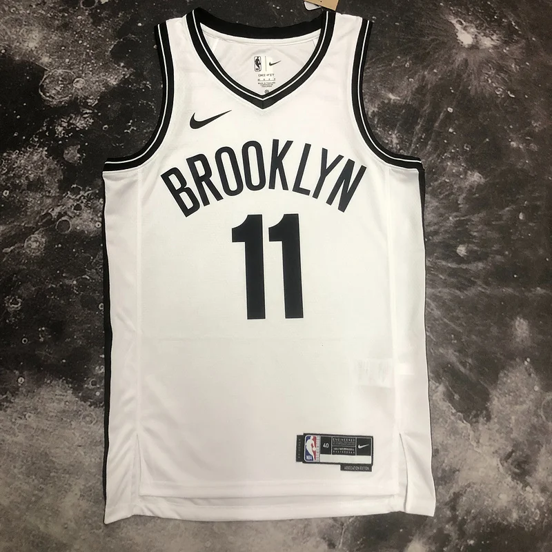 2023 Season Brooklyn Nets Basketball jersey White #11 IRVING