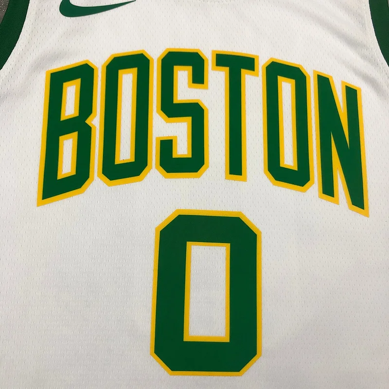 2019 Season NBA Boston Celtics Basketball Jersey Platinum limited #0 TATUM