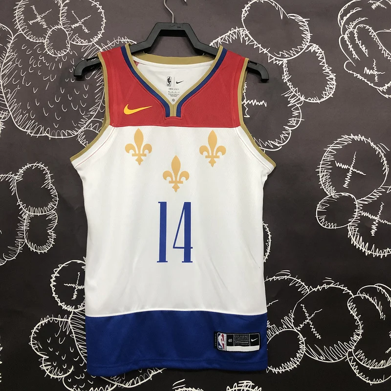 2020 New Orleans Pelicans Basketball jersey  city version  #14  INGRAM