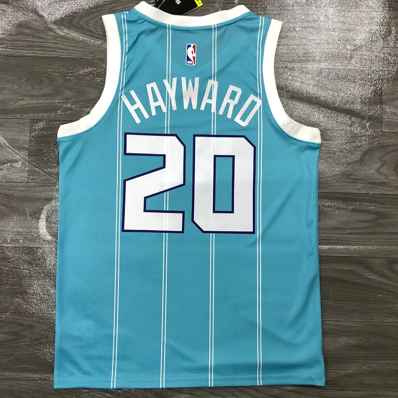 2020 Charlotte Hornets Basketball Jersey   Blue  #20  HAYWARD