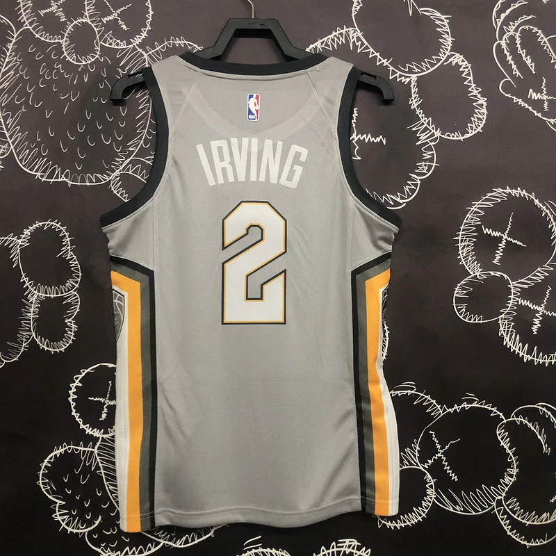 2018 Cleveland Cavaliers Basketball Jersey Gray #2 IRVING