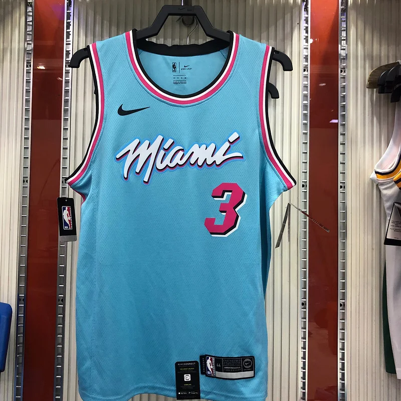 NBA Miami Heat basketball jersey round neck #3 WADE