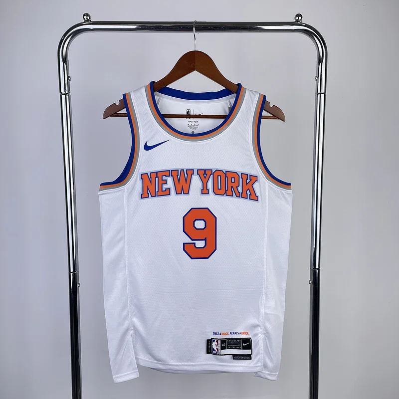 2023 New York Knicks Basketball Jersey White #9 BARRETT