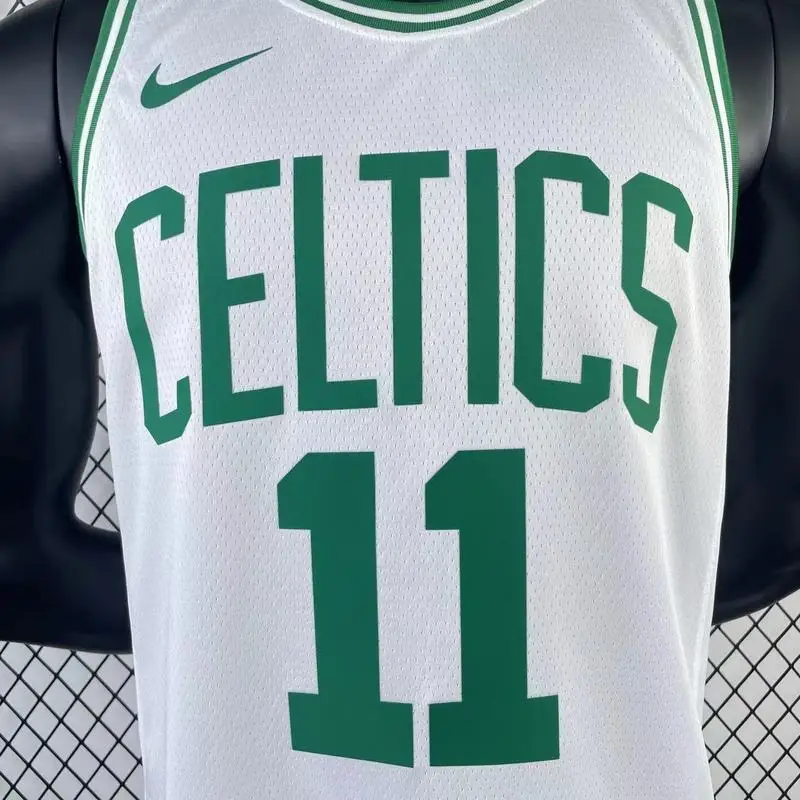 2023 Season NBA Boston Celtics Basketball Jersey White #11 IRVING