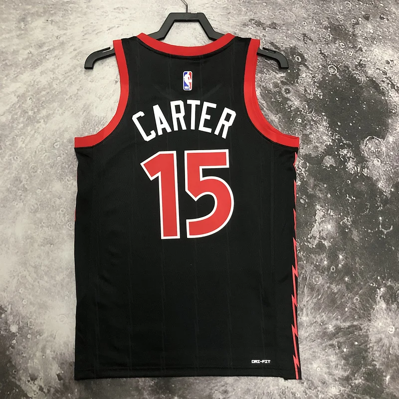 2023 NBA Toronto Raptors Basketball Jersey trapeze limited #15 CARTER