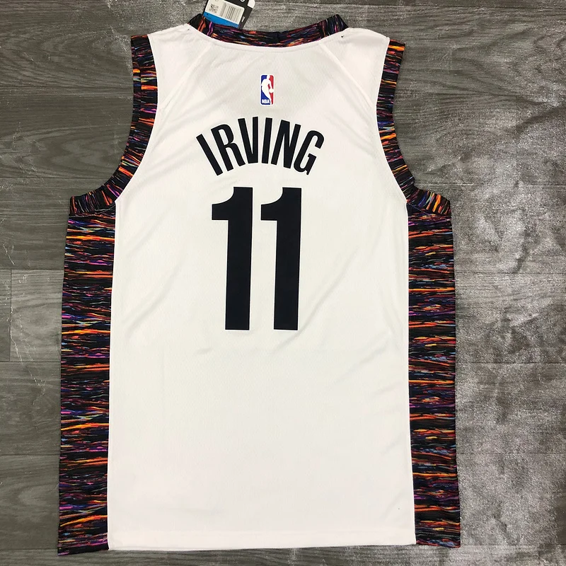 2020 Season Brooklyn Nets Basketball jersey city version Camouflage White #11 IRVING