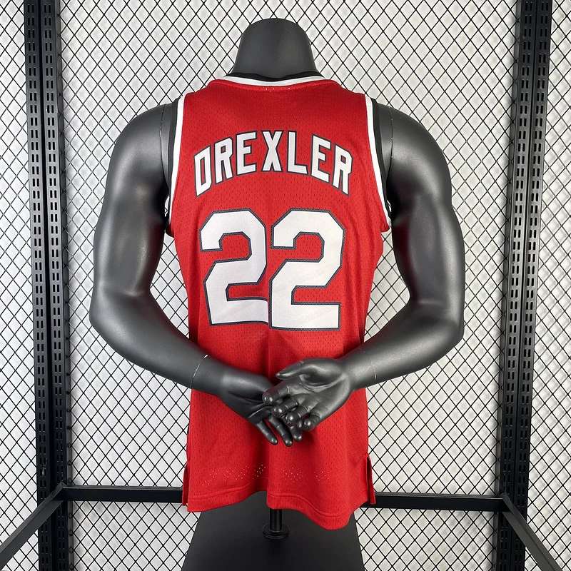 Mitchell Ness  Hot Print  Retro  Portland Trail Blazers Basketball Jersey   83/94  #22号  DREXLER