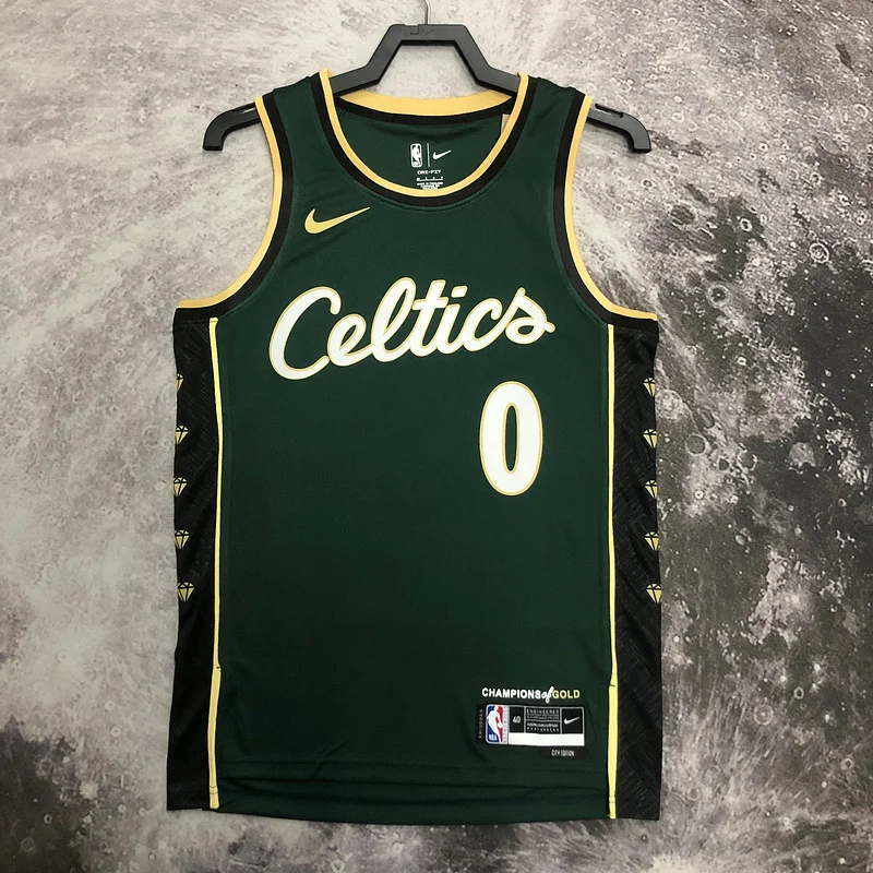 2023 Season NBA Boston Celtics Basketball Jersey city version #0 TATUM