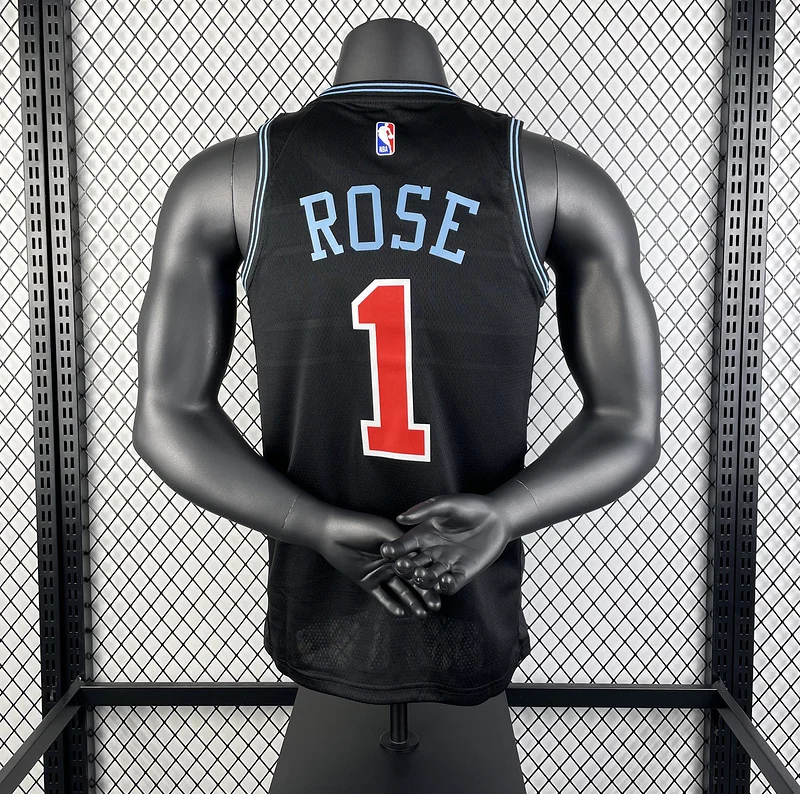 2019 Season NBA Chicago Bulls Basketball jersey City version #1 ROSE