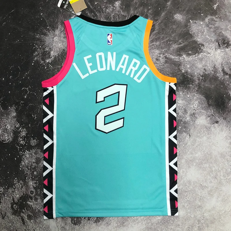 2023 San Antonio Spurs Basketball Jersey city version #2 LEONARD