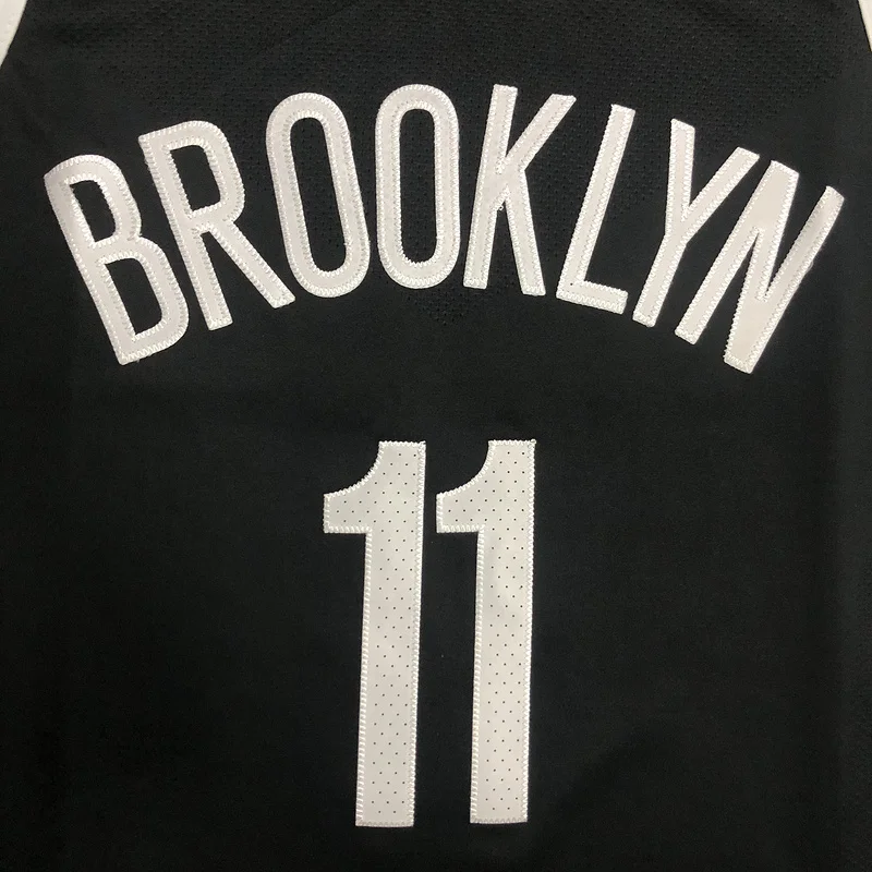 AU Player Version Brooklyn Nets Basketball jersey Black #11 IRVING