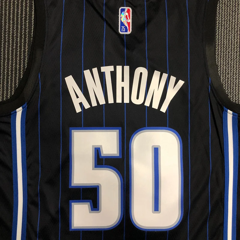 75th anniversary Orlando Magic Basketball Jersey  Black #50 ANTHDNY