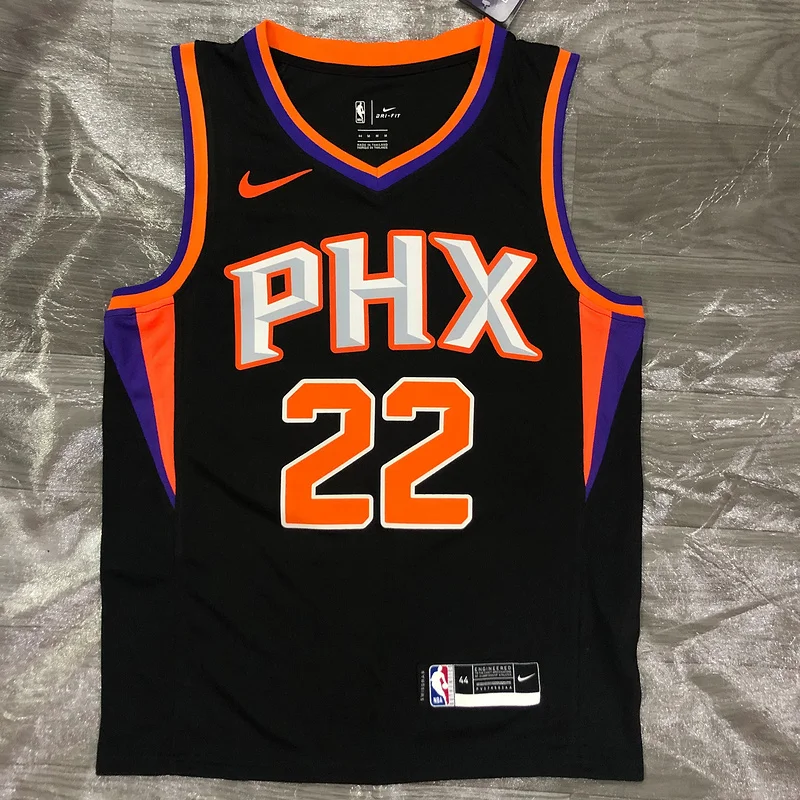 NBA Phoenix Suns Basketball jersey Black #22 AYTON