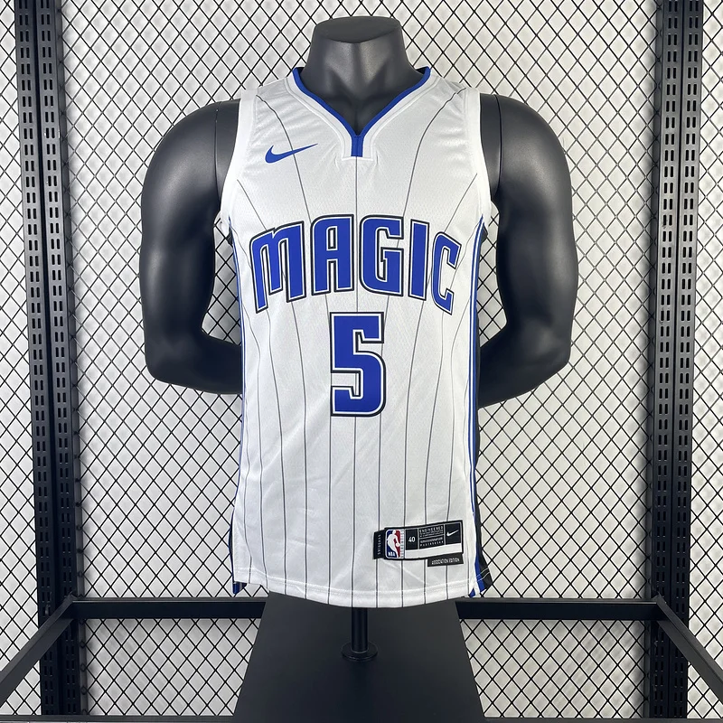 2023 Orlando Magic Basketball Jersey Home White #5 BANCHERO