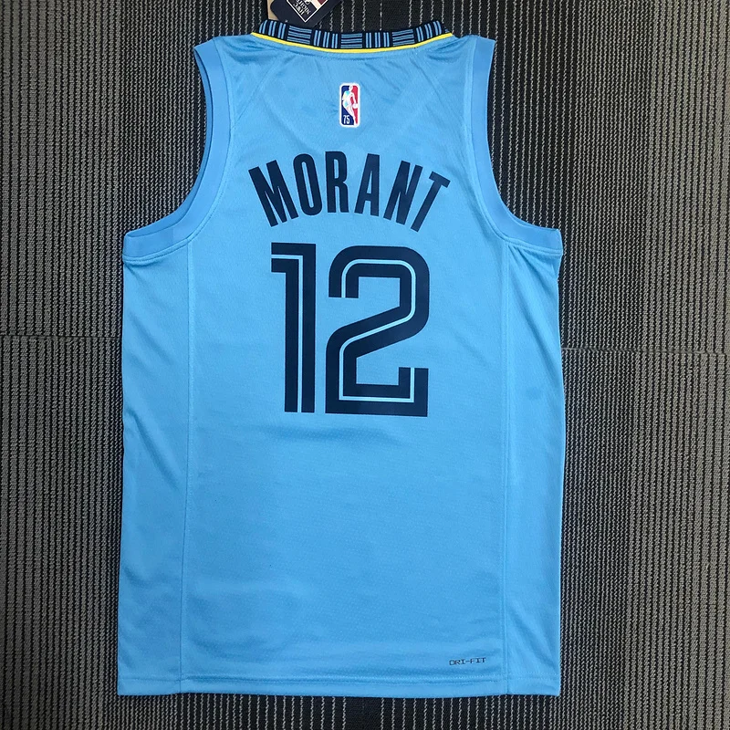 75th anniversary NBA Memphis Grizzlies Basketball Jersey trapeze #12 MORANT