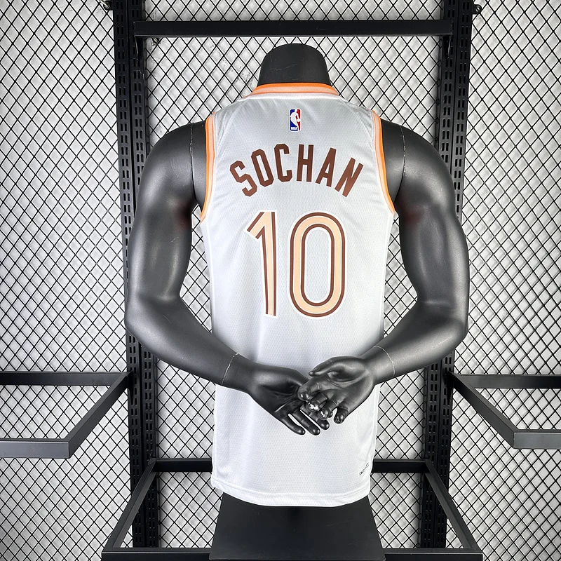 2024 San Antonio Spurs Basketball Jersey city version #10 SOCHAN