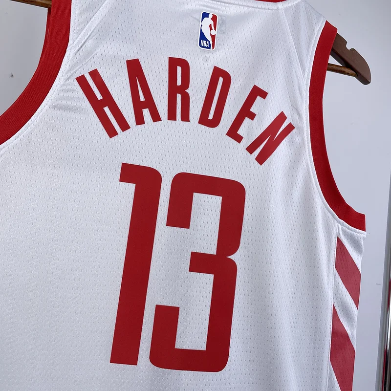 2019 Houston Rockets Basketball Jersey Home White #13 HARDEN