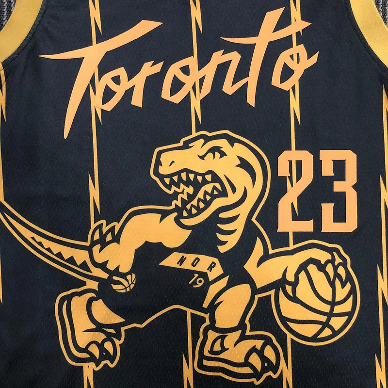 2022 NBA Toronto Raptors Basketball Jersey city version #23 VANVLEET