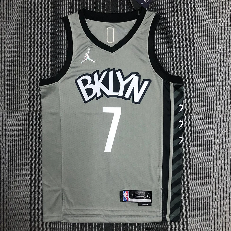 75th anniversary Brooklyn Nets Basketball jersey Flyer style limited #7 DURANT