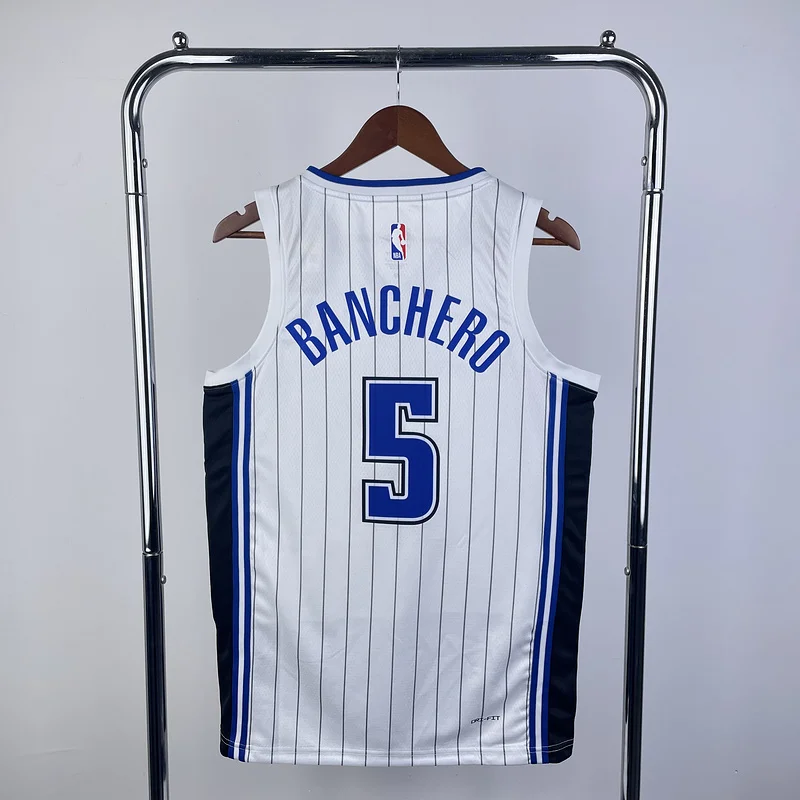 2023 Orlando Magic Basketball Jersey Home White #5 BANCHERO