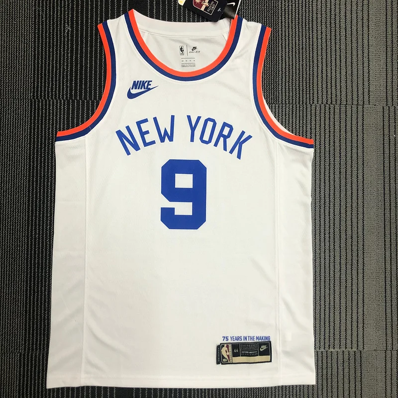 75th anniversary New York Knicks Basketball Jersey Retro #9 BARRETT