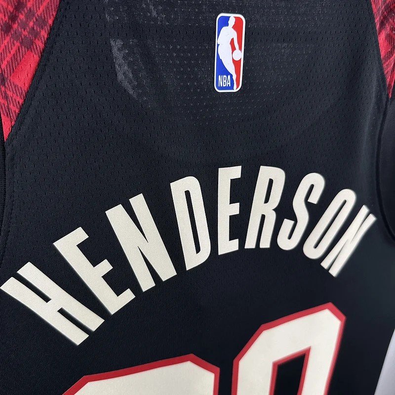 2024  Portland Trail Blazers Basketball Jersey   city version  #00   HENDERSON