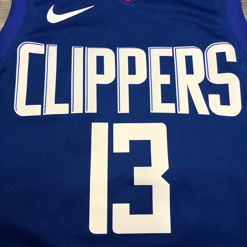 2020 Season NBA Los Angeles Clippers Basketball jersey  limited   Blue  #13   GEORGE