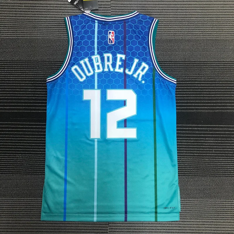 2022  Charlotte Hornets Basketball Jersey   city version #12  OUBRE JR