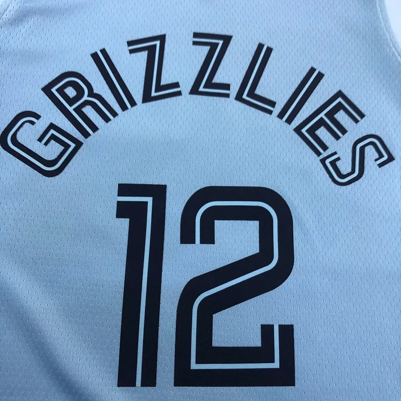 2021 Season NBA Memphis Grizzlies Basketball Jersey Jordan theme Blue #12 MORANT