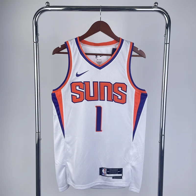 2023 Season NBA Phoenix Suns Basketball jersey White #1 BOOKER