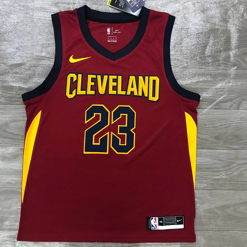 2017 Cleveland Cavaliers Basketball Jersey Red #23 JAMES