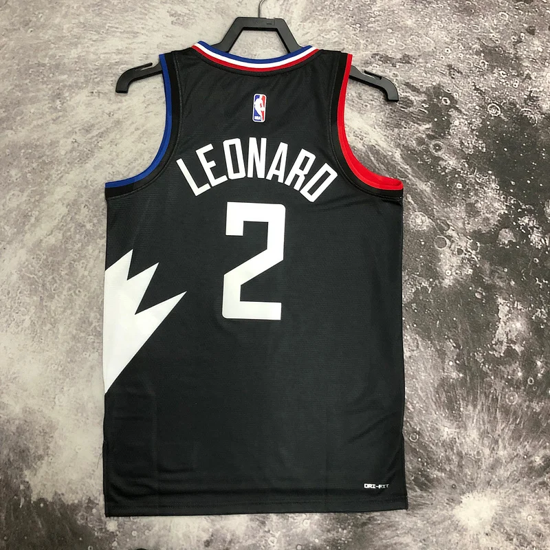 2023 Season   NBA Los Angeles Clippers Basketball jersey    trapeze  limited  #2   LEONARD