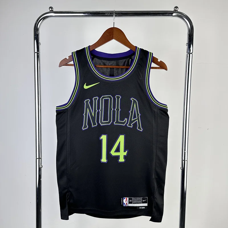 2024  New Orleans Pelicans Basketball jersey   city version  #14  INGRAM