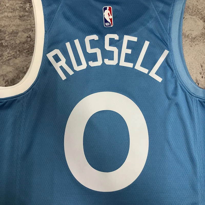 Minnesota Timberwolves Basketball Jersey #0 RUSSELL