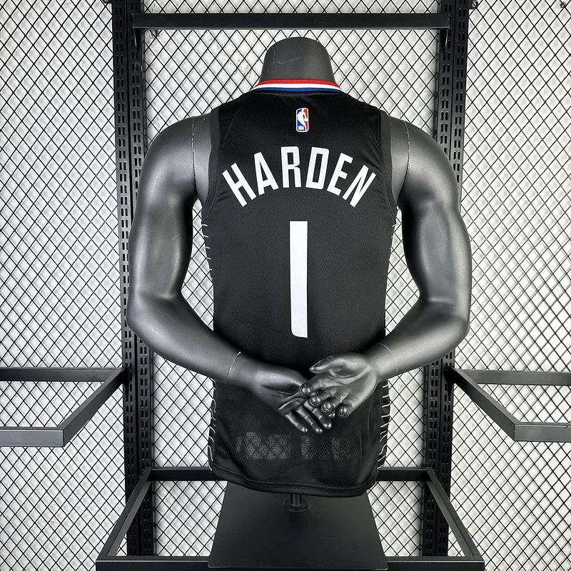 2021 Season  NBA Los Angeles Clippers Basketball jersey    trapeze  limited   #1    HARDEN