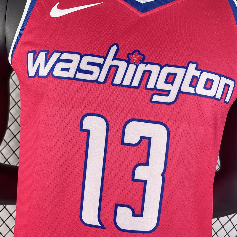 2023  Washington Wizards Basketball Jersey   city version #13  POOLE