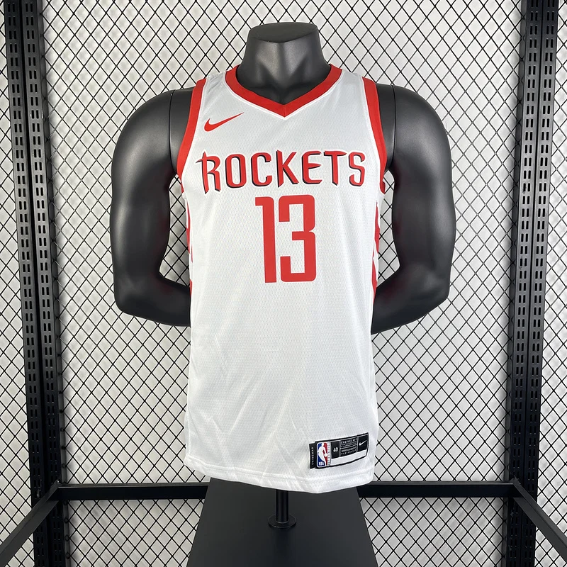 2019 Houston Rockets Basketball Jersey Home White #13 HARDEN