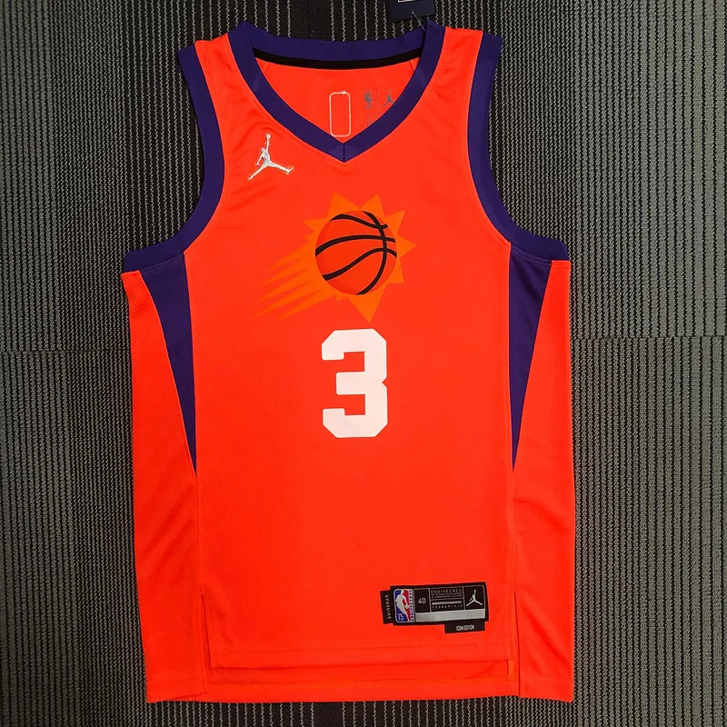 NBA Phoenix Suns Basketball jersey trapeze limited Orange #3 PAUL