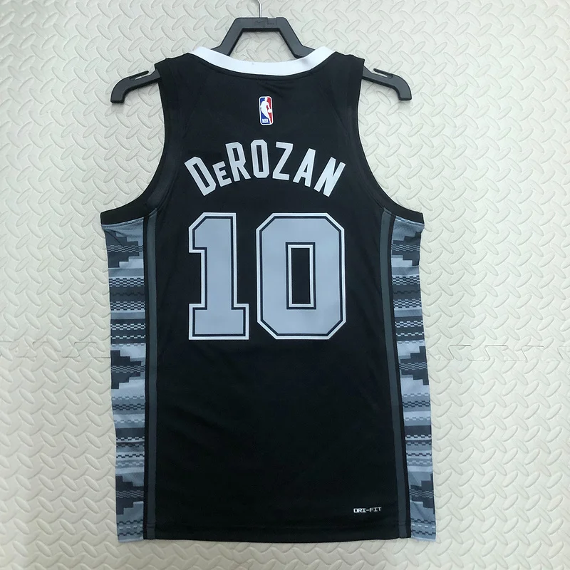 2023 San Antonio Spurs Basketball Jersey trapeze limited #10 DeROZAN