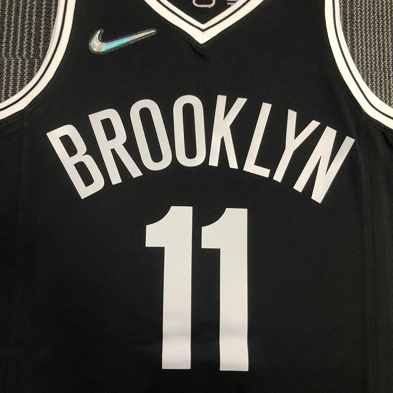 75th anniversary Brooklyn Nets Basketball jersey Black #11 IRVING