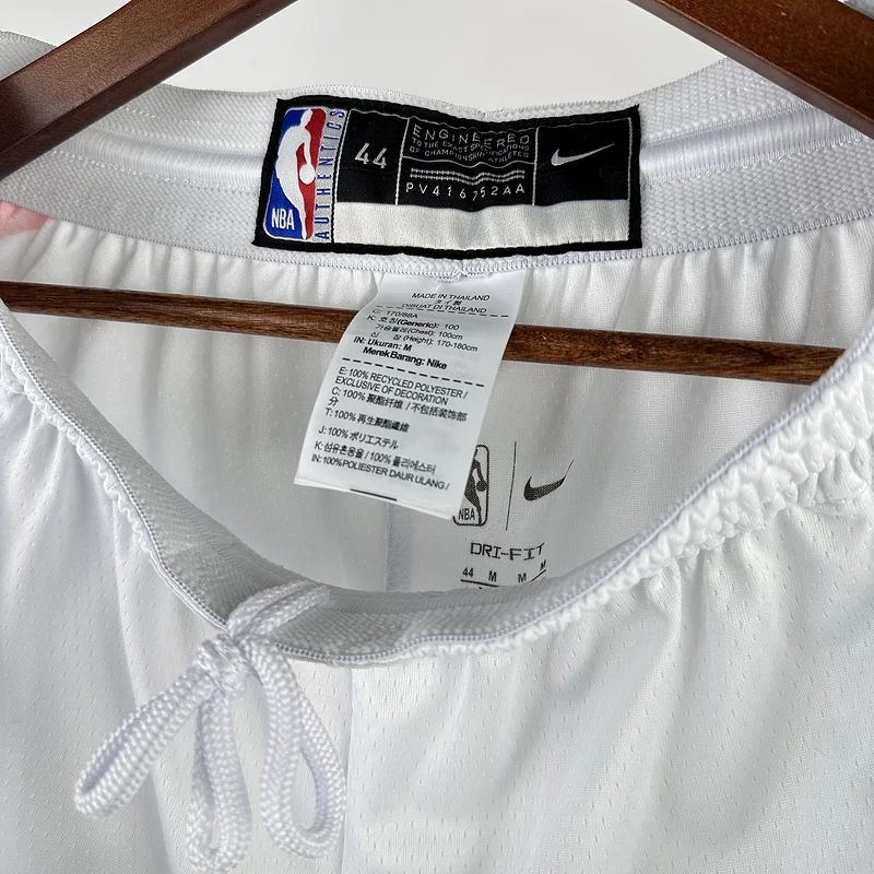 2024 Season NBA Phoenix Suns Basketball Home White Shorts