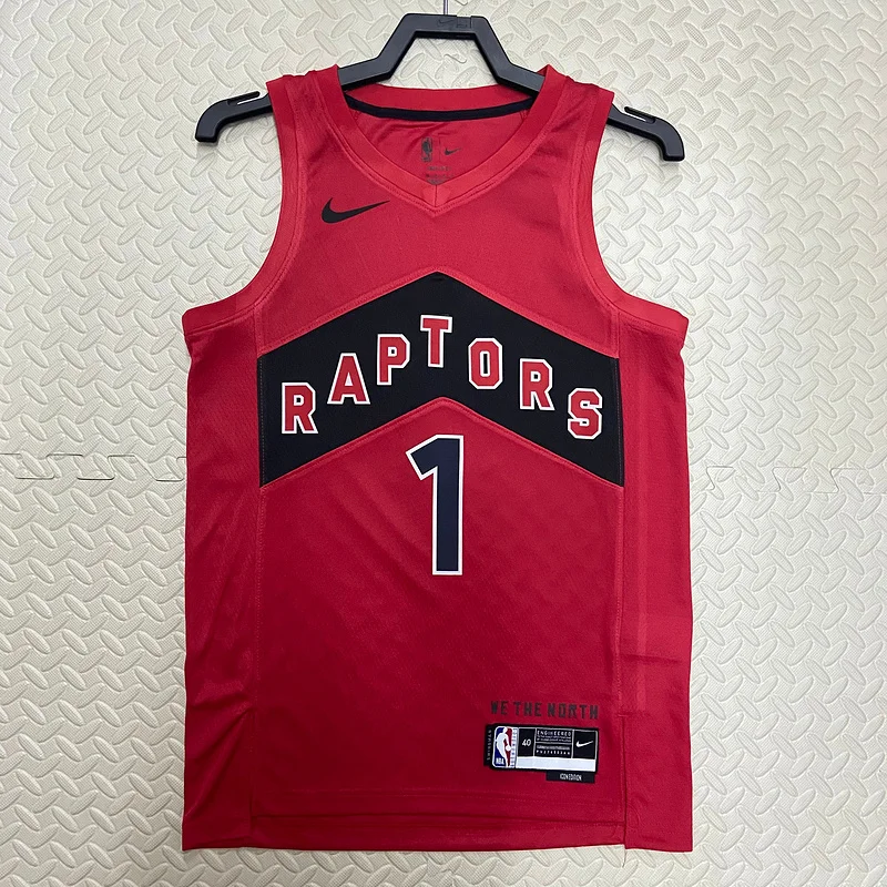 2023 NBA Toronto Raptors Basketball Jersey Aawy #1 McGrady