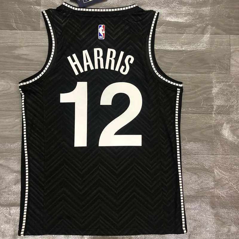 2021 Season Brooklyn Nets Basketball jersey bonus edition #12 HARRIS