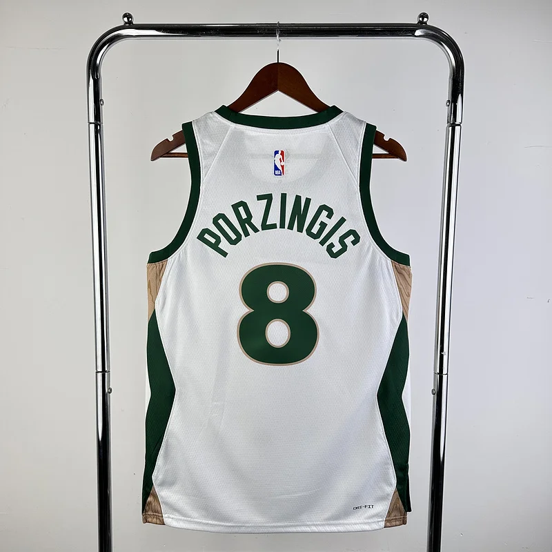 2024 Season NBA Boston Celtics Basketball Jersey city version #8 PORZINGIS