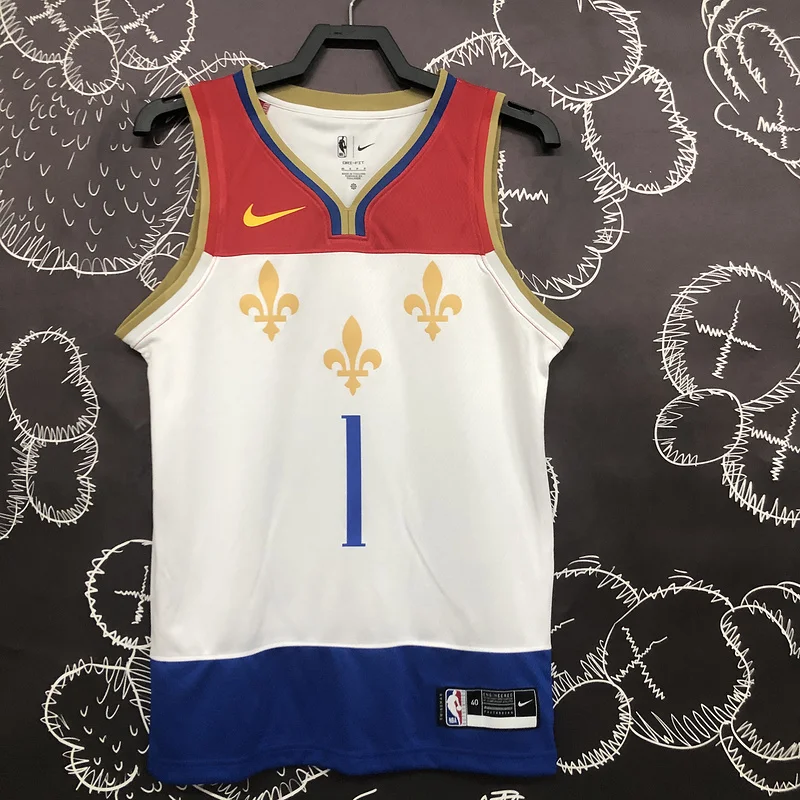 2020 New Orleans Pelicans Basketball jersey  city version  #1  WILLIAMSON