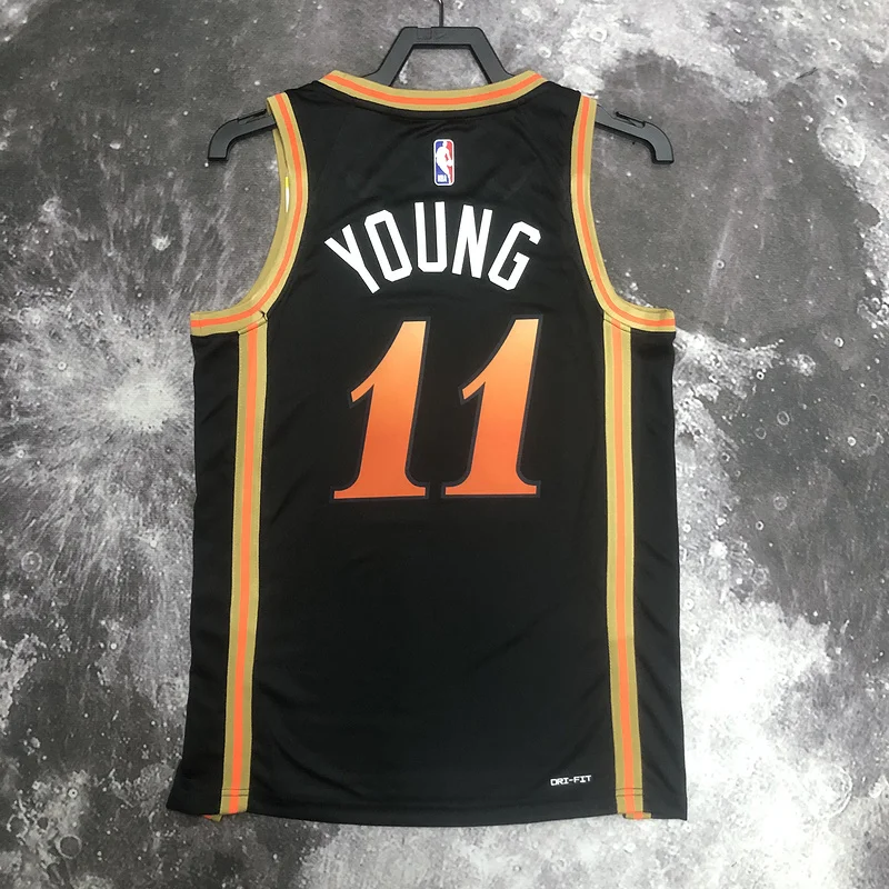 2023 Season NBA Atlanta Hawks Basketball Jersey city version #11 YOUNG